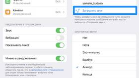 Как изменить звук уведомлений в Telegram на iPhone в Tom Tailor