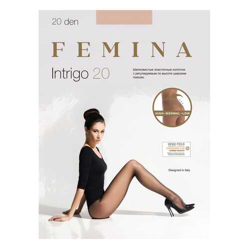 Колготки женские FEMINA INTRIGO 20 бежевые 2 (S) в Tom Tailor