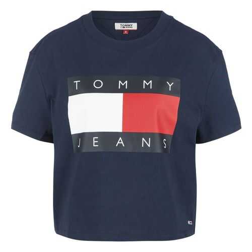 Футболка женская Tommy Jeans DW0DW07153 C87 синяя S в Tom Tailor